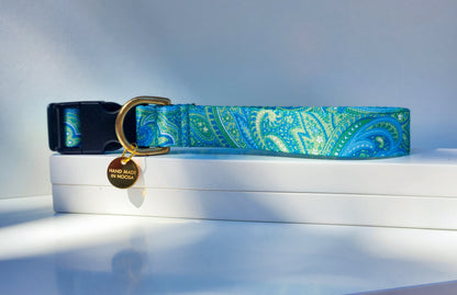 Sea Green Paisley Collar