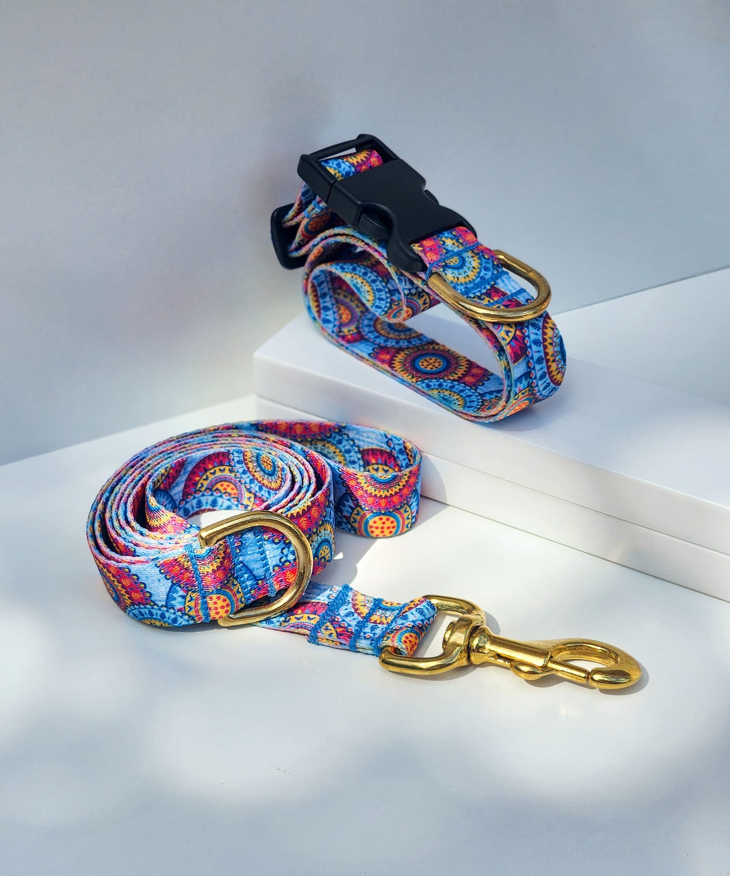 Autumn Mandala Collar + Lead Set