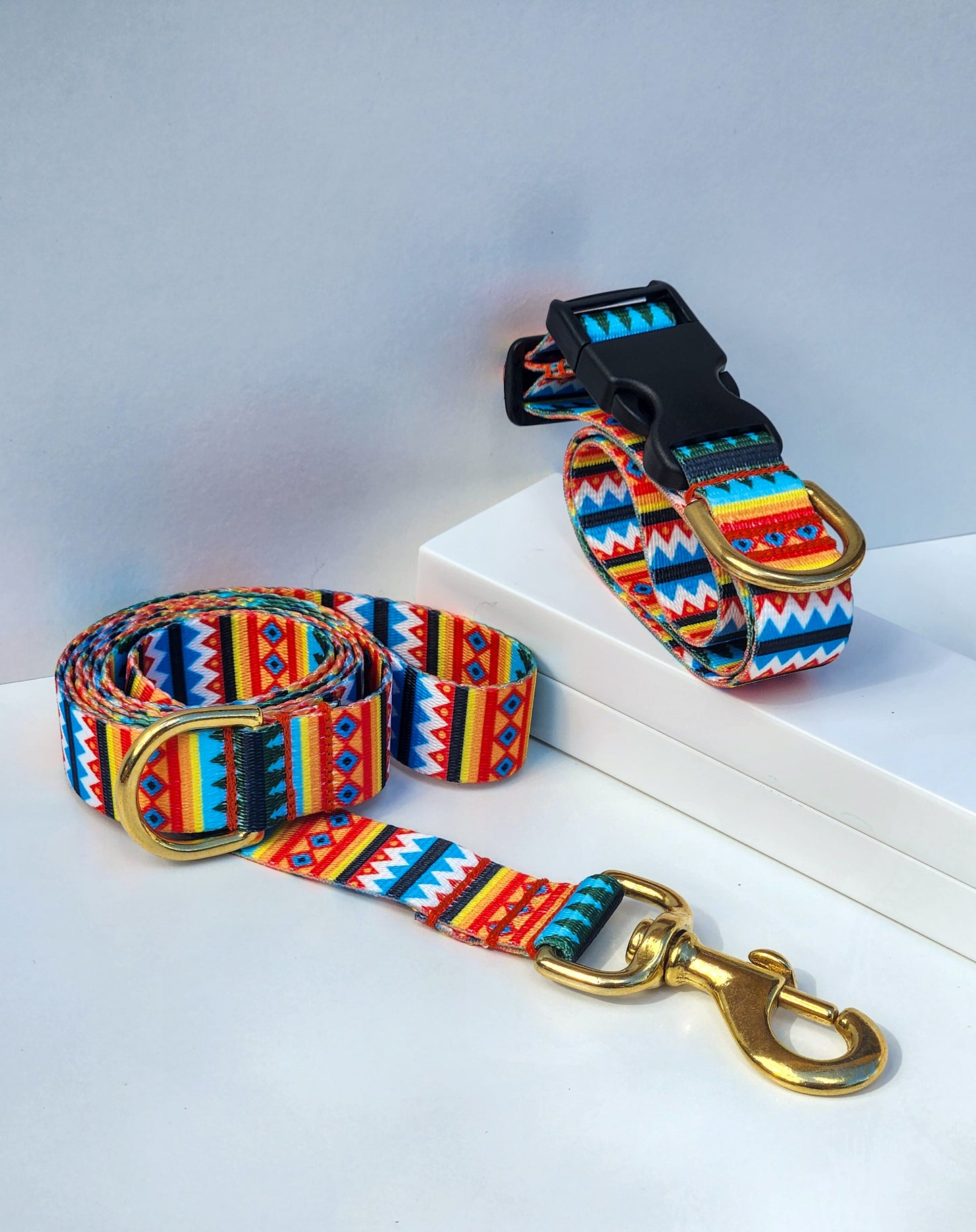 Summer Surf Pines Collar + Lead Set