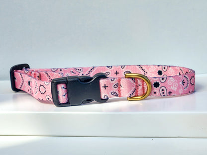 Pink Bandana Collar